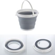 Balde De Silicone Dobrável Retrátil Flexível 5 Litros