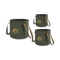 Balde De Silicone Portátil E Dobrável Com Tampa Para Lavagem De Carros, Pesca, Camping E Banheiro 5L Balde De Silicone Portátil E Dobrável Com Tampa Para Lavagem De Carros, Pesca, Camping E Banheiro 5L