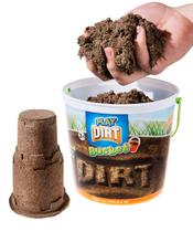 Balde de Terra para Brincar Play Visions 1,4 kg de Areia Moldável para Uso Interno