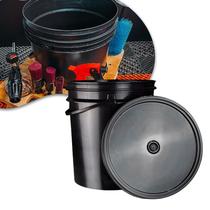 Balde Detail De Plastico Com Tampa Anti Vazamento Resistente