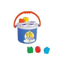 Balde Didático Educativo Blocos Formas Para Encaixar Tateti Balde Didático Educativo Blocos Formas Para Encaixar Tateti