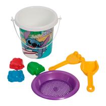 Balde Do Stitch 7 Peças Para lembrancinha Infantil Areia