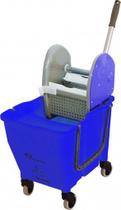 Balde doblo com espremedor - bralimpia - azul Balde doblo com espremedor - bralimpia - azul