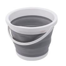 Balde Dobrável 10 Litros Retrátil Silicone Flexível Limpeza Casa Lavanderia Balde Dobrável 10 Litros Retrátil Silicone Flexível Limpeza Casa Lavanderia