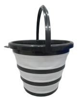 Balde Dobrável 5l Plastico Retrátil Desmontável Mop