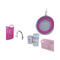 Balde Dobravel de Silicone 10 litros diversas cores