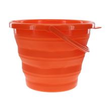 Balde dobrável Just Flexware 2.0 10L Laranja