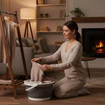 Balde Dobrável Multiuso Redondo 4 Litros - Silicone Resistente Portátil Sortida Balde Dobrável Multiuso Redondo 4 Litros - Silicone Resistente Portátil Sortida