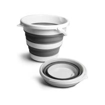 Balde Dobrável Retrátil Sanfonado Multiuso Silicone 10L Balde Dobrável Retrátil Sanfonado Multiuso Silicone 10L