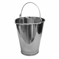 Balde Dosador Graduado Aço Inox Reforçado 10 Litros - Lupus