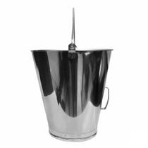 Balde Dosador Graduado Aço Inox Reforçado 15 Litros - Lupus