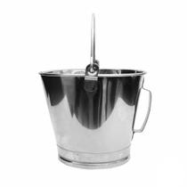 Balde Dosador Graduado em Aço Inox Reforçado 5 Litros (2043W) - Lupus Balde Dosador Graduado em Aço Inox Reforçado 5 Litros (2043W) - Lupus