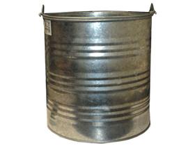 Balde em Chapa Metálica Galvanizada Nº10 0,28mm