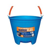 Balde Emborrachado 12 Litros Ultra Resistente - Superflex - Metasul