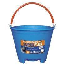 Balde Emborrachado Superflex com Capacidade de 12 Litros - Metasul