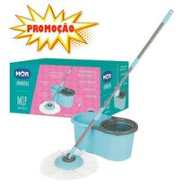 Balde Esfregão Mop Pocket Limpeza Prática Mor