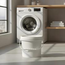Balde Especial Branco com Tampa 3,2L - Plasnew