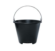 Balde Especial com Alça em Polipropileno Preto 12L - Arqplast