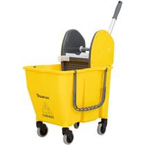 Balde Espremedor BRALIMPIA Mop Úmido Doblô 30L Amarelo Ny108