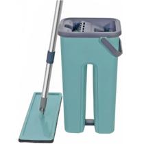Balde Flat Mop Esfregão Limpa Lava e Seca Rodo Gira 360 Balde Flat Mop Esfregão Limpa Lava e Seca Rodo Gira 360