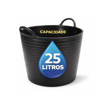 Balde Flexivel de Borracha Moldim Para Concreto Massa de Cimento Construção Capacidade de 25