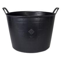 Balde Flexível Inquebrável Durabilidade Garantida 40 Litros Rubi Todo tipo de uso Cesto de roupas Jardinagem Construção Civil Agricultura