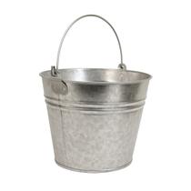 Balde Galvanizado 5 Litros - Alta Durabilidade Uso Doméstico e Decorativo - SF23