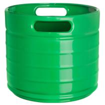 Balde Gelo 7 Litros Cerveja Barril Verde Adega Bar Alumínio