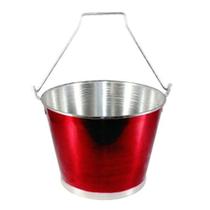 Balde Gelo Cerveja C/ Alça Alumínio Vermelho