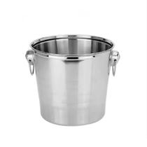 Balde Gelo Champanheira Inox com Alça 5 Litros Whisky Drink