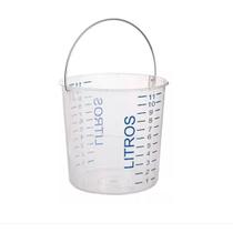 Balde Graduado 12 litros Plástico