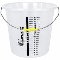 Balde Graduado Transparente Com Capacidade de 20L (2046) - Lupus