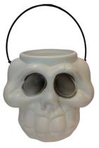 Balde HALLOWEEN Caveira BRANCA - 19x 14,5 cm Balde HALLOWEEN Caveira BRANCA - 19x 14,5 cm