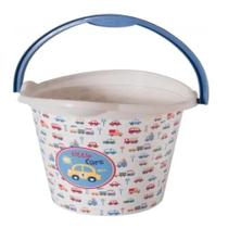 Balde Infantil Carrinho Menino 8 L - Plasútil 4043 - Plasutil