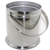 Balde Inox Cirúrgico Hospitalar Capacidade de 10 litros