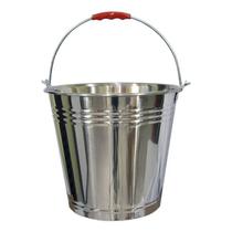 Balde Inox Com Alça 8 Litros Industrial Multiuso Aço Inox Balde De Gelo Para Adegas Restaurante