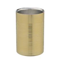 Balde Inox Dourado para Vinho 18,5 x 12