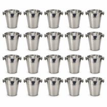 Balde Inox Para Gelo Kit 2 4 8 Unidades Para Bebidas Drinks Adegas Festa Evento Buffet