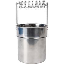 Balde Lava Pincel Keramik Inox