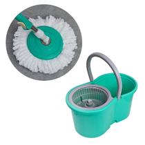 Balde Limpeza 1un Giratório Esfregão Movimento 180graus