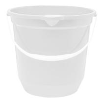 Balde Limpeza Geral Alça Plástica 13,5 Litros Branco Jaguar