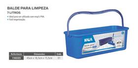 Balde limpeza mop pva 7l - kala