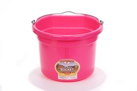 Balde Little Giant Flat Back Plastic 7,6 L rosa choque