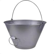 Balde Metálico Para Concreto Galvanizado C/Pegador 10 Litros Balde Metálico Para Concreto Galvanizado C/Pegador 10 Litros