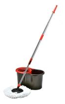 Balde Mop 360 Giratório C/ Cesto P/ Limpeza Geral Esfregão