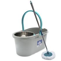 Balde Mop Cesto Em Inox Para Casa Apartamento Escritrio 360 Giratório Esfregão Centrifuga Limpeza Balde Mop Cesto Em Inox Para Casa Apartamento Escritrio 360 Giratório Esfregão Centrifuga Limpeza