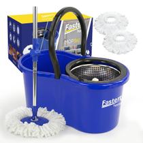 Balde Mop Esfregao Giratório 360 13L Centrifuga Inox Fasterr