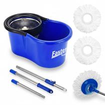 Balde Mop Esfregao Giratório 360 8L Centrifuga Inox Fasterr Balde Mop Esfregao Giratório 360 8L Centrifuga Inox Fasterr