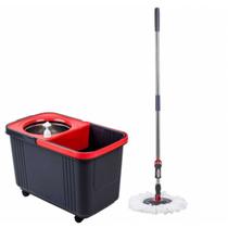 Balde Mop Spin espremedor inox Pro Bettanin com 2 Refil