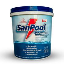 Balde multiação 5 em 1 sanpool para tratamento piscina